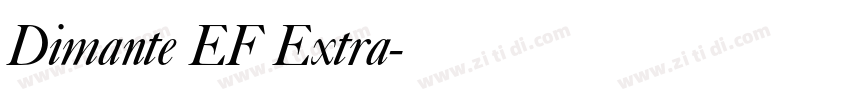Dimante EF Extra字体转换